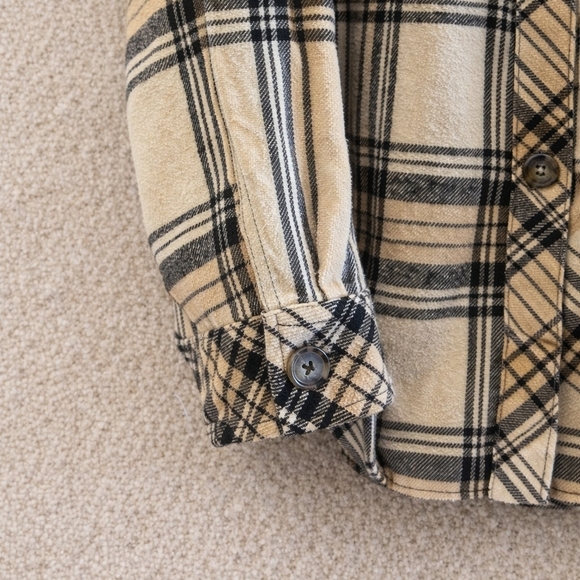 NWOT Anthropologie Sanctuary Girlfriend Utility Shirt Jacket In Toffee - Picture 4 of 9